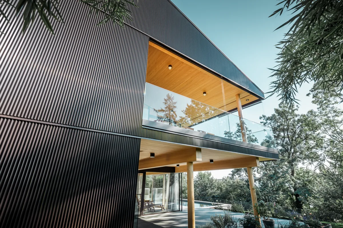 Haus mit Pool von Hammerer Architekten