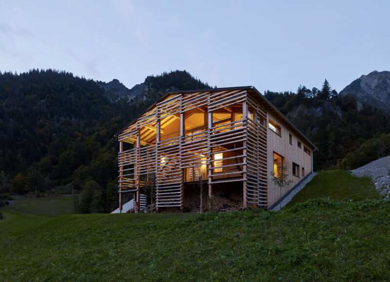 Haus im Klostertal von Hammerer Architekten