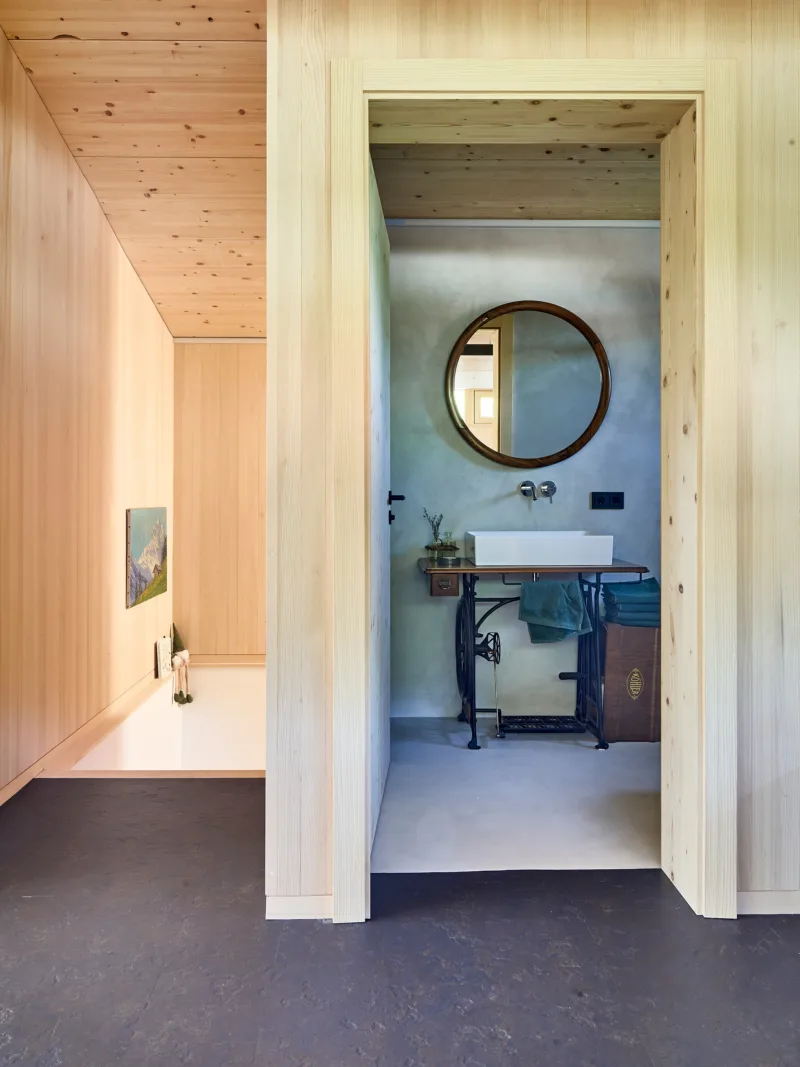 Rückzugsraum mit Bergblick von Hammerer Architekten