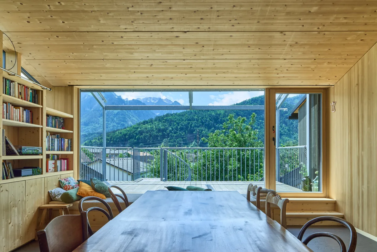 Rückzugsraum mit Bergblick von Hammerer Architekten